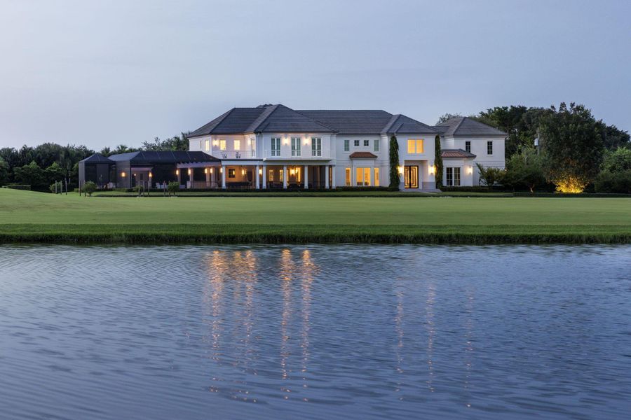 Front exterior of a new home in , Wellington, FL, highlighting curb appeal (Image 27). Front exterior of a new home in , Wellington, FL, highlighting curb appeal (Image 27).