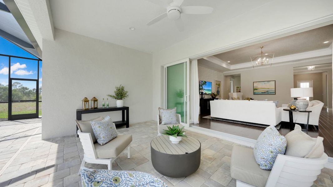Furnished interior view inside a new home in Avelina, Venice (Image 20).