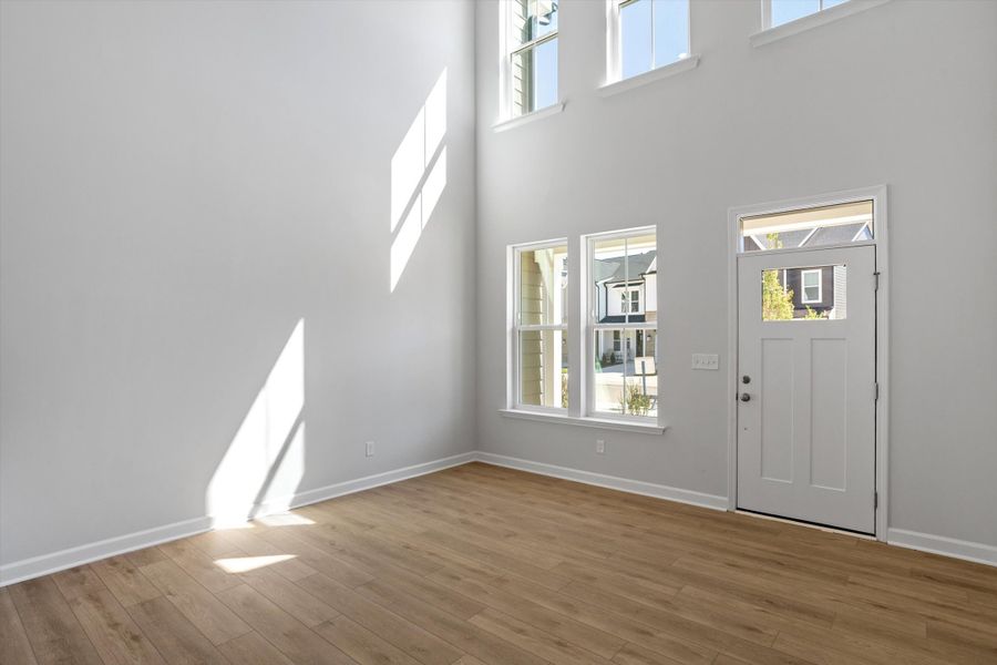 Spacious, unfurnished interior of a new home in Ovation at Sweetbrier, Durham (Image 17).