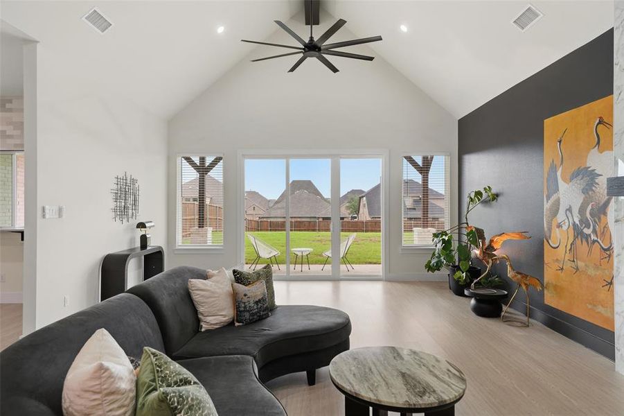 Furnished interior view inside a new home in , Forney (Image 6).