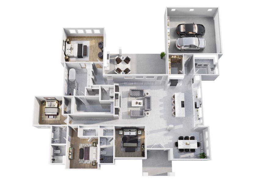 2D floor plan layout of this home in , Dayton, TX (Image 4).