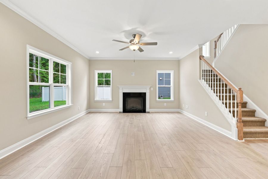 Spacious, unfurnished interior of a new home in Davenport Farms, Winterville (Image 32). Spacious, unfurnished interior of a new home in Davenport Farms, Winterville (Image 32).
