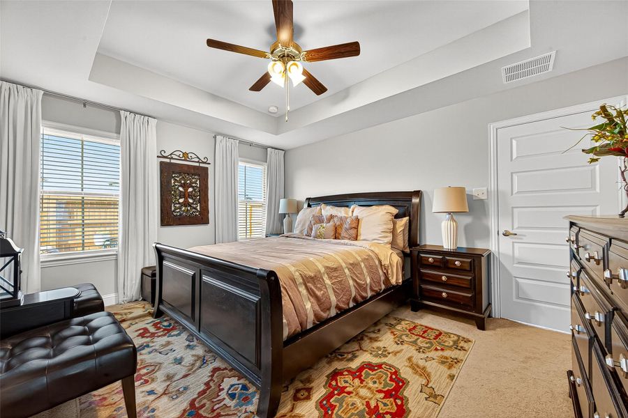Furnished interior view inside a new home in Sunterra, Katy (Image 18).
