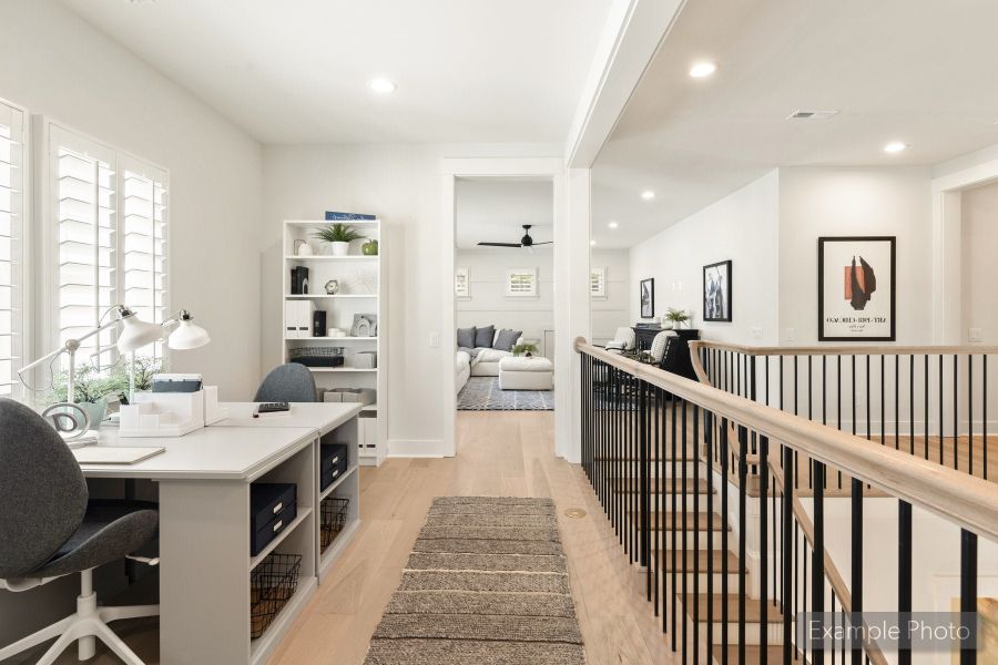 Furnished interior view inside a new home in Weddington Grove, Weddington (Image 40).