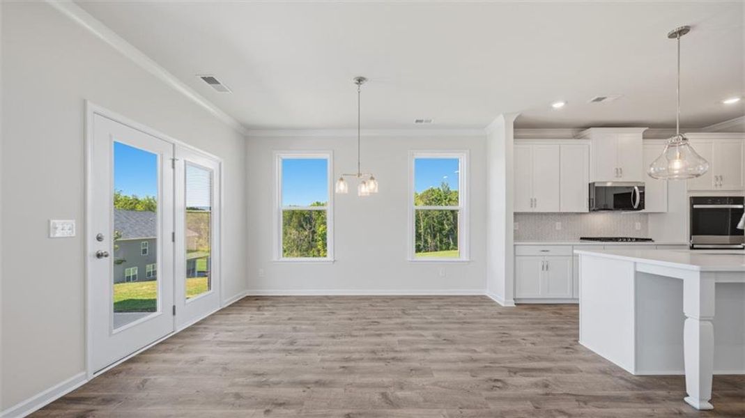 Spacious, unfurnished interior of a new home in The Gates at Pates Creek, Hampton (Image 36). Spacious, unfurnished interior of a new home in The Gates at Pates Creek, Hampton (Image 36).