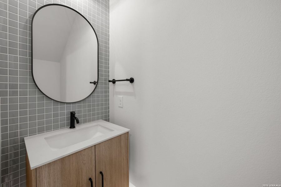 Furnished interior view inside a new home in , New Braunfels (Image 14).