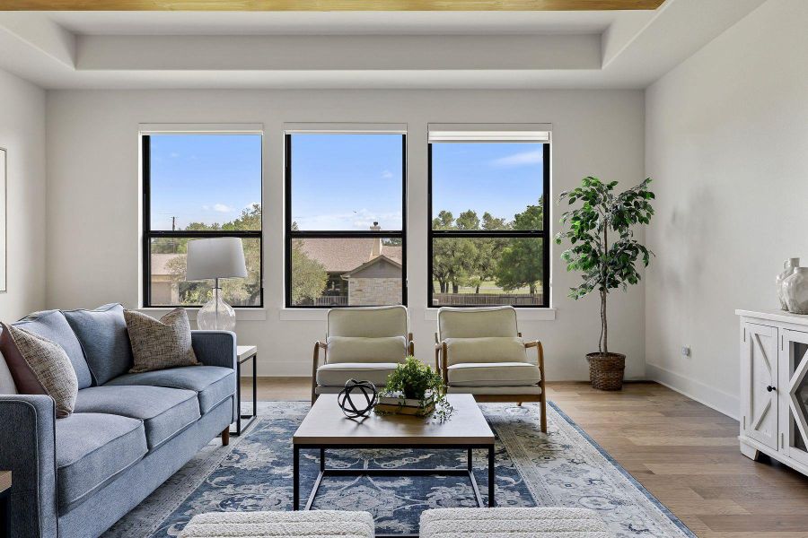 Furnished interior view inside a new home in , Georgetown (Image 29).