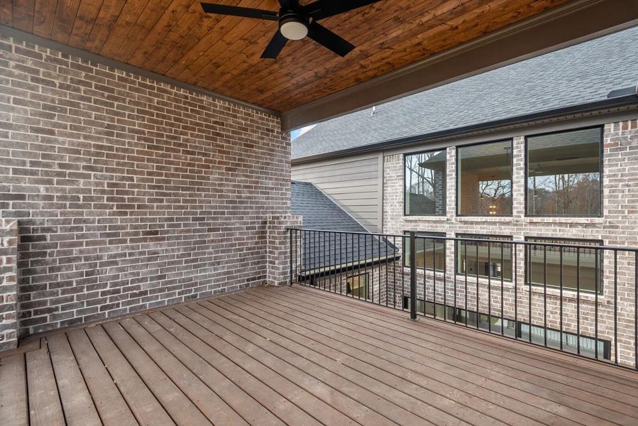 The Marabelle E 2nd Story Covered Porch