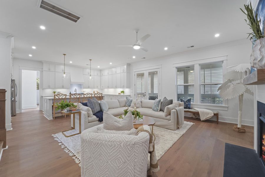 Furnished interior view inside a new home in , Hollywood (Image 17).