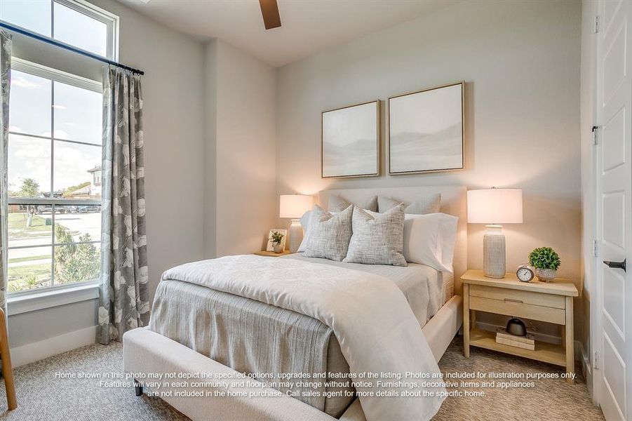 Example Upstairs Bedroom Example Upstairs Bedroom