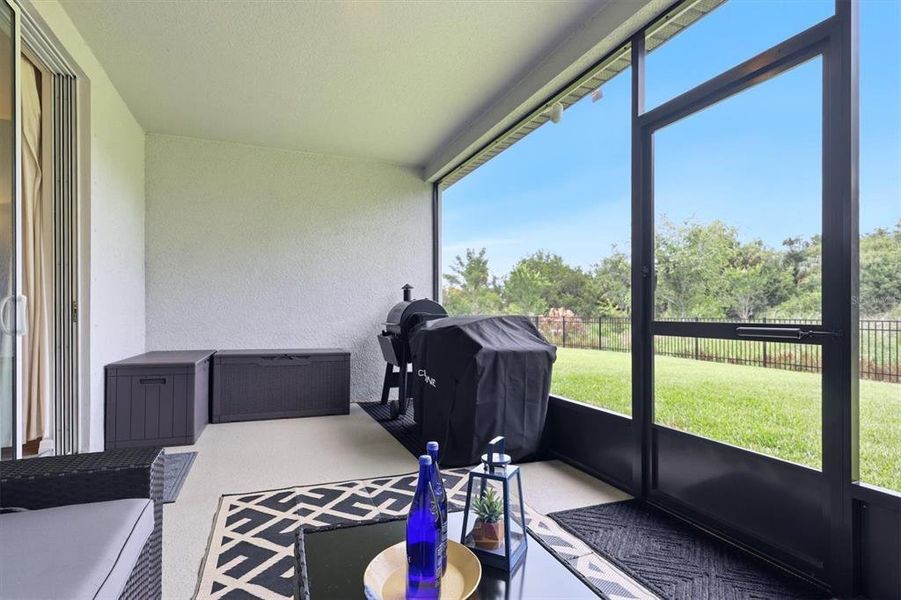 Exterior details and patio area of a home in , Parrish (Image 3).