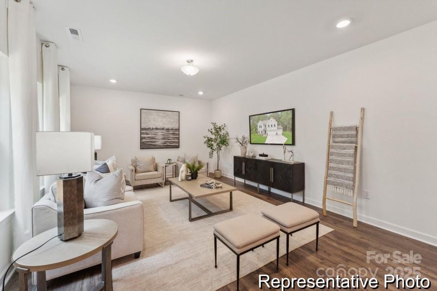 Furnished interior view inside a new home in , Statesville (Image 10). Furnished interior view inside a new home in , Statesville (Image 10).