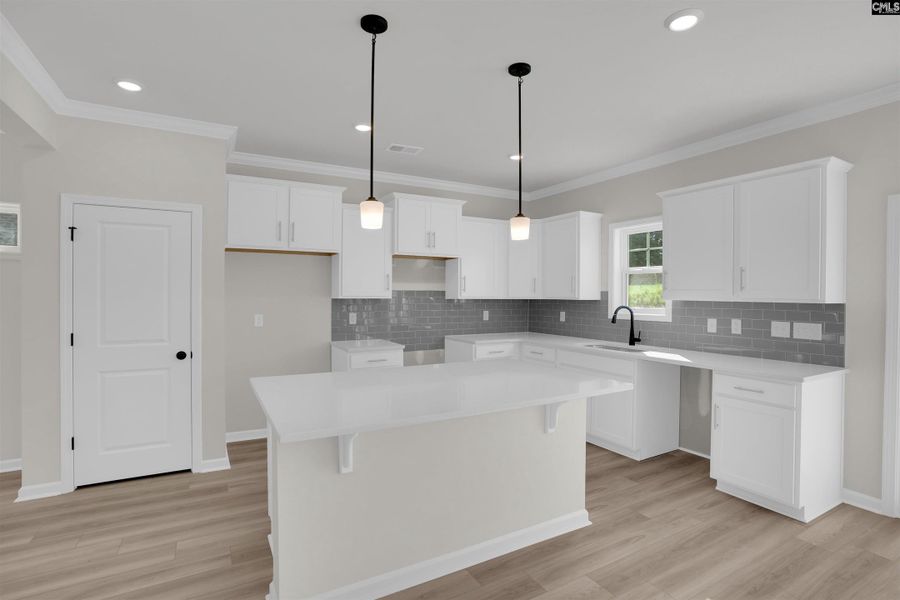 Furnished interior view inside a new home in Rolling Hills, Prosperity (Image 7). Furnished interior view inside a new home in Rolling Hills, Prosperity (Image 7).