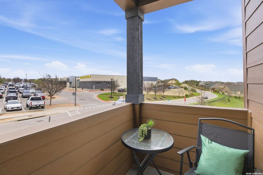 Exterior details and patio area of a home in , Austin (Image 37).