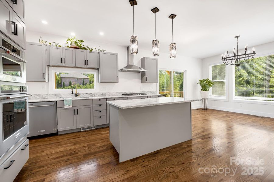Furnished interior view inside a new home in , Weaverville (Image 16).