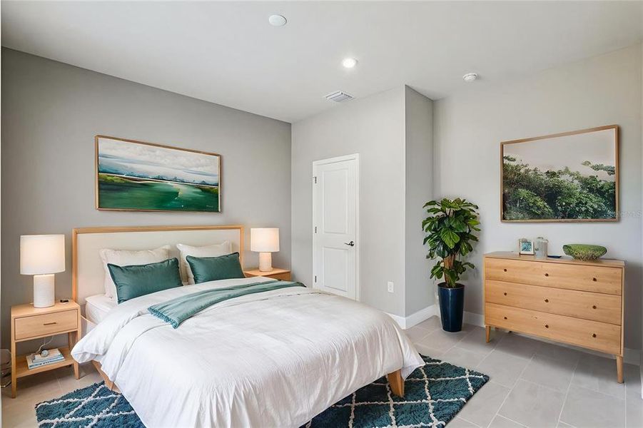 Furnished interior view inside a new home in Bella Terra, Clermont (Image 15). Furnished interior view inside a new home in Bella Terra, Clermont (Image 15).