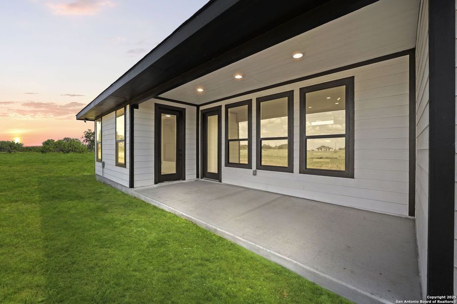 Exterior details and patio area of a home in , Floresville (Image 4). Exterior details and patio area of a home in , Floresville (Image 4).