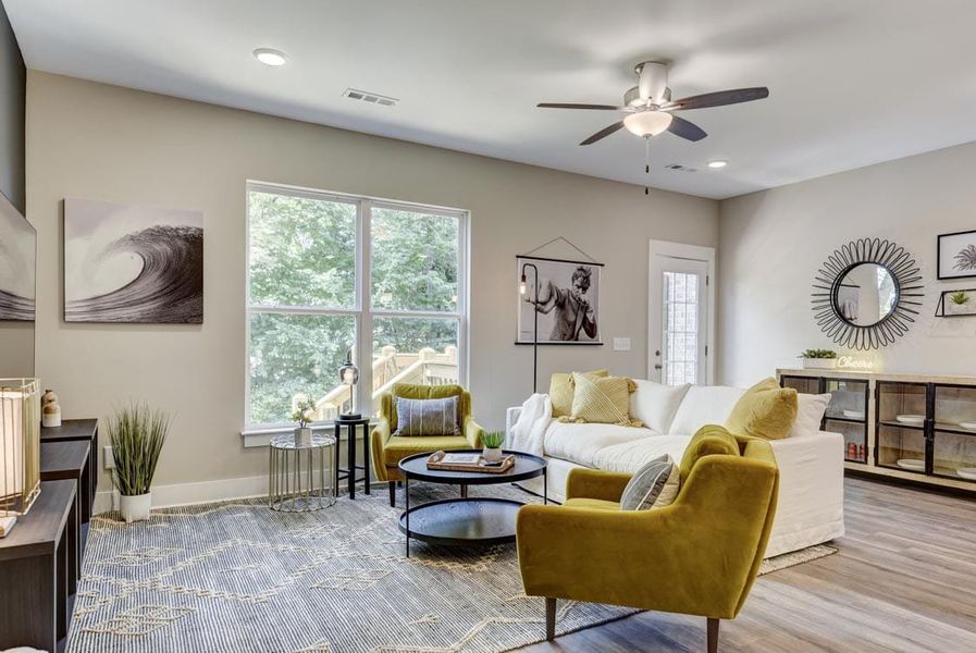 Furnished interior view inside a new home in The Grove at Kennesaw Farms, Gallatin (Image 6).