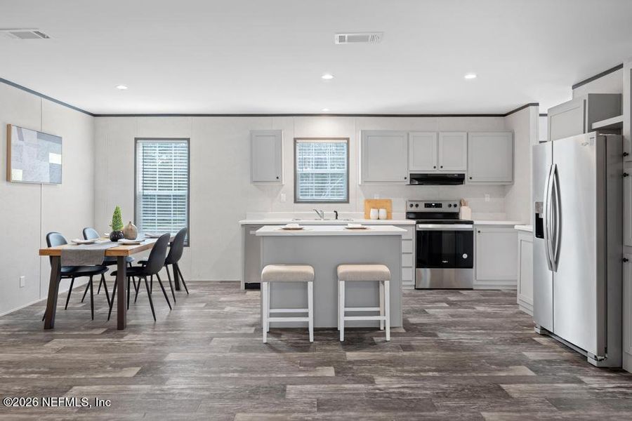 Furnished interior view inside a new home in , Hastings (Image 15).