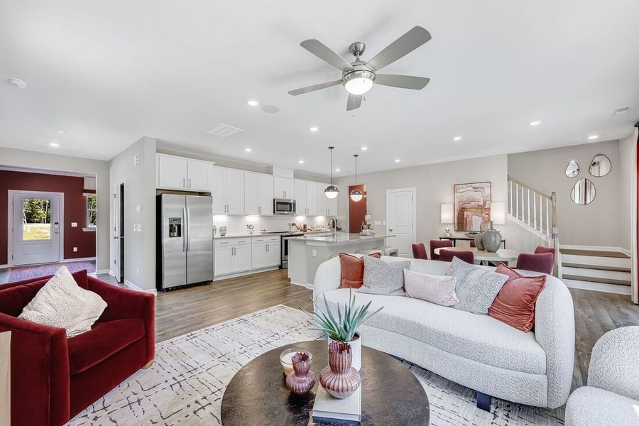 Representative furnished interior of a home built from the Stella by Taylor Morrison in Eagle Trace, Wendell (Image 36).