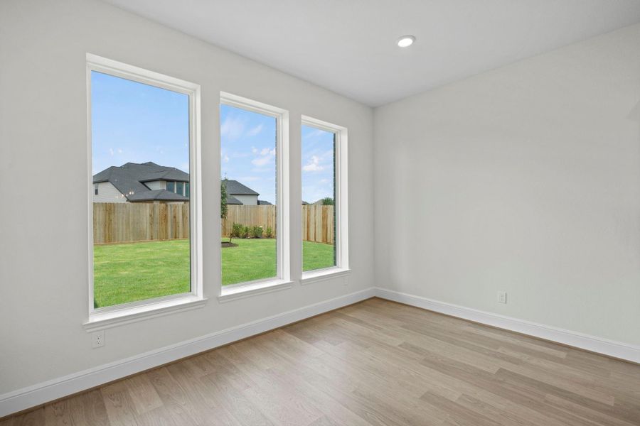 Spacious, unfurnished interior of a new home in Harvest Green, Richmond (Image 24). Spacious, unfurnished interior of a new home in Harvest Green, Richmond (Image 24).