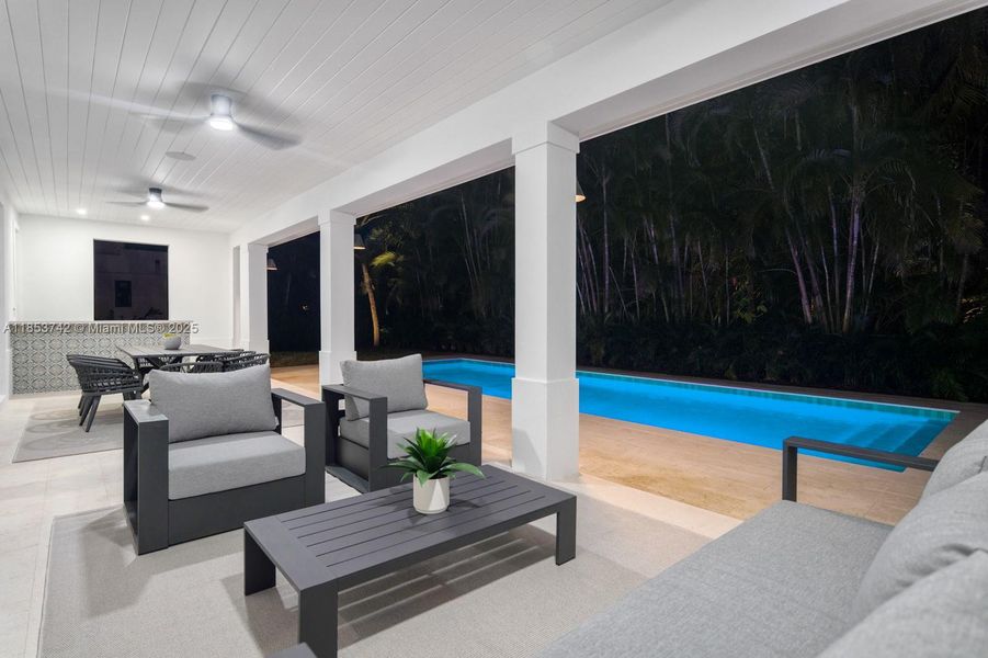 Furnished interior view inside a new home in , South Miami (Image 13). Furnished interior view inside a new home in , South Miami (Image 13).