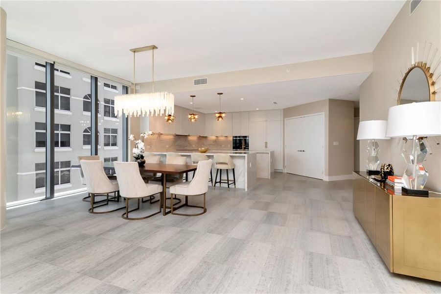 Furnished interior view inside a new home in , Tampa (Image 16).