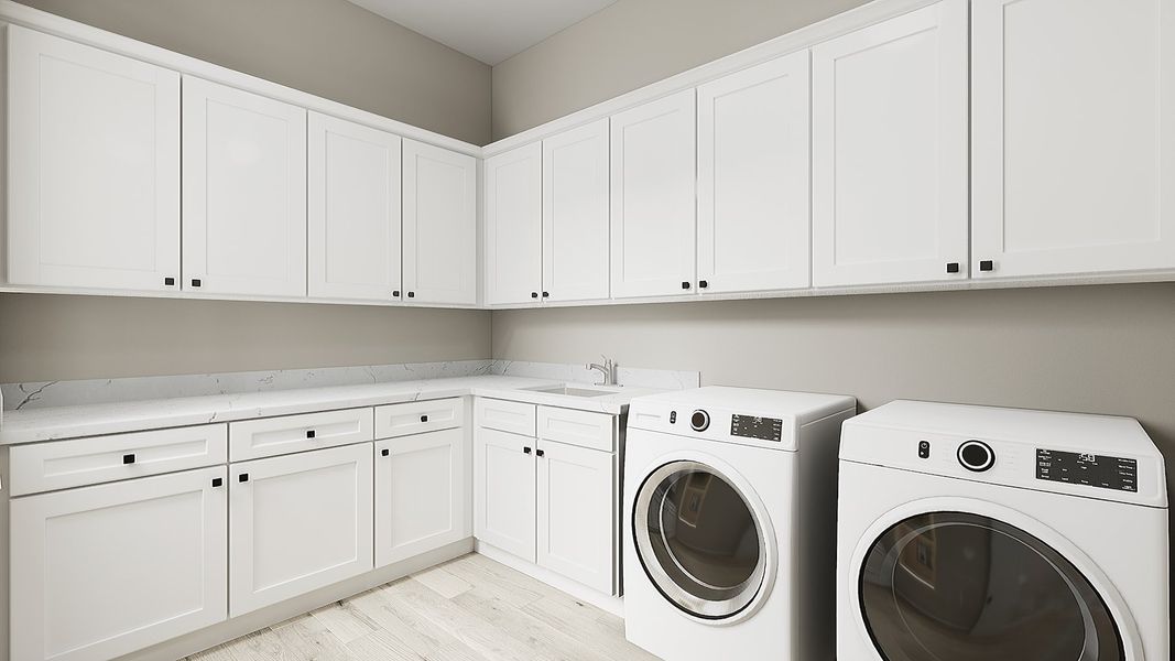 Representative furnished interior of a home built from the Cholla Plan 5541 by Tri Pointe Homes in Blossom Rock, Apache Junction (Image 25).