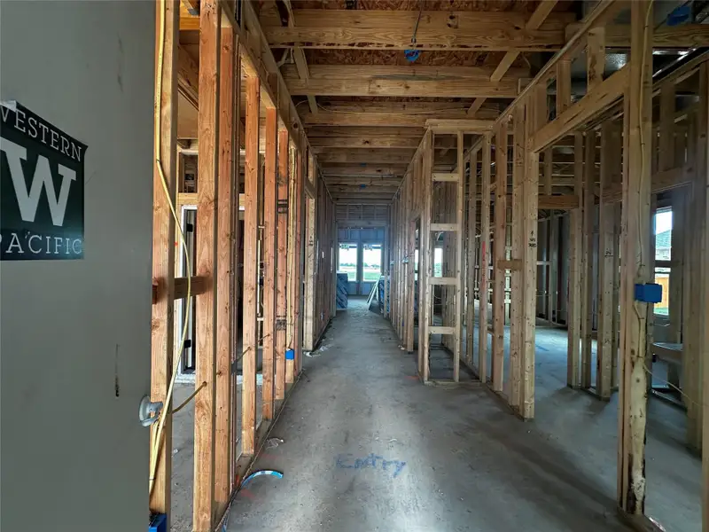 In-progress construction of a new home in Berry Creek Highlands, Georgetown, TX (Image 4).