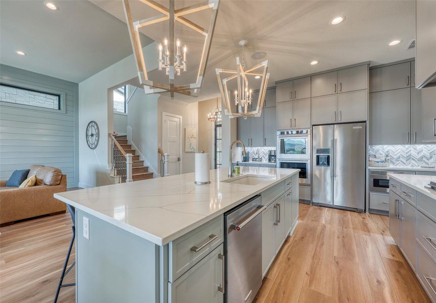 Expansive quartz countertops