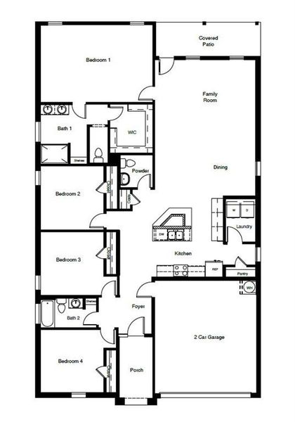 D.R. Horton's Kennedy floorplan - All Home and community information, including pricing, included features, terms, availability and amenities, are subject to change at any time without notice or obligation. All Drawings, pictures, photographs, video, square footages, floor plans, elevations, features, colors and sizes are approximate for illustration purposes only and will vary from the homes as built.