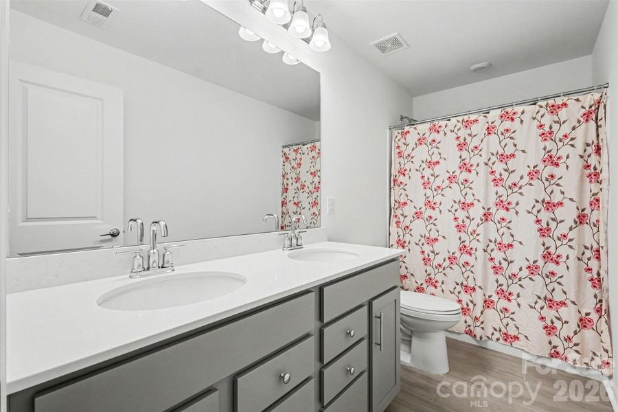 Furnished interior view inside a new home in , Charlotte (Image 32).