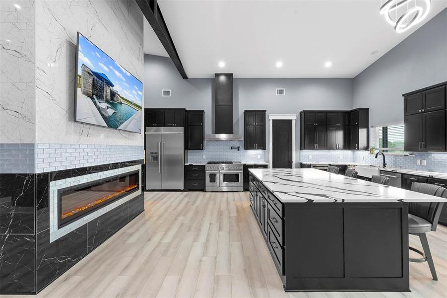 Furnished interior view inside a new home in , Tolar (Image 16).