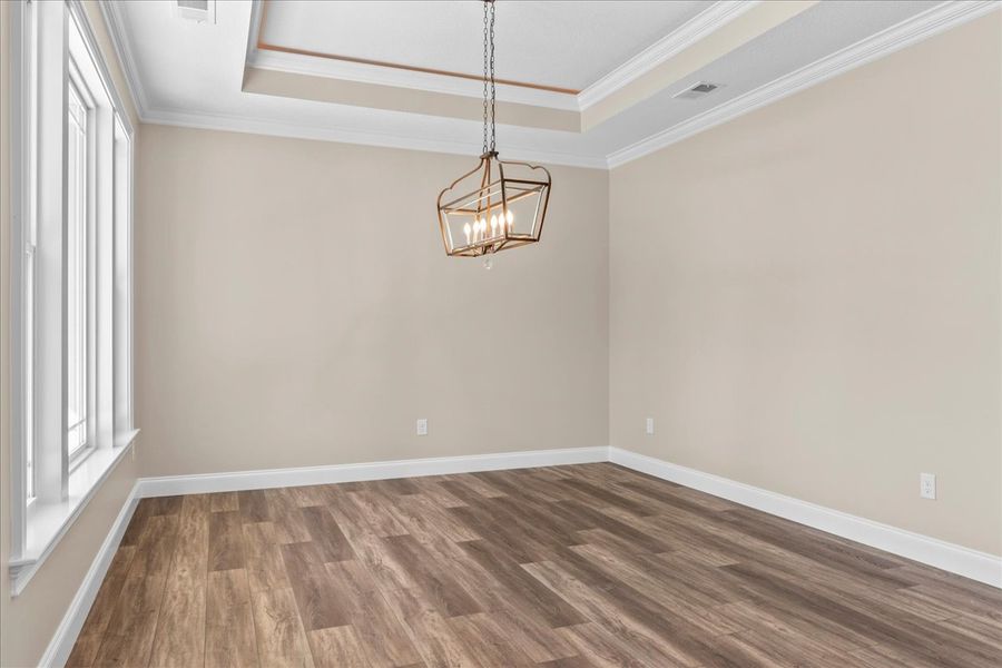 Representative unfurnished interior of a home built from the Converse Elite by Enchanted Homes in Pointe Summit, Slater-Marietta (Image 65).