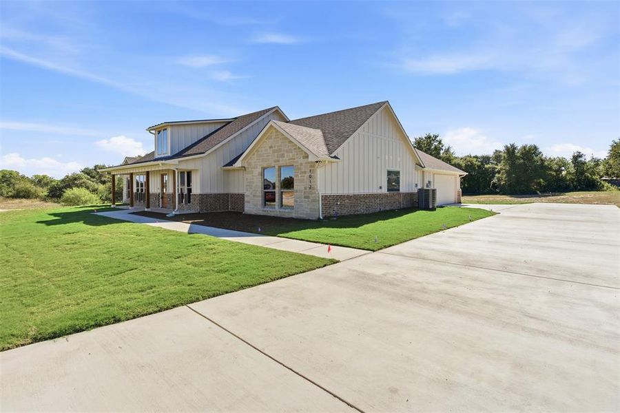 Sod provided for perimeter of the home Sod provided for perimeter of the home