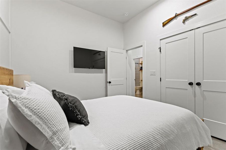 Bedroom featuring a closet