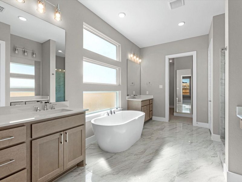 Furnished interior view inside a new home in Pecan Ridge, Fulshear (Image 8).