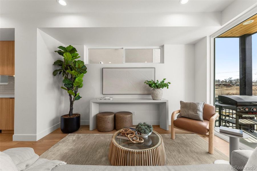 Furnished interior view inside a new home in , Denver (Image 3).