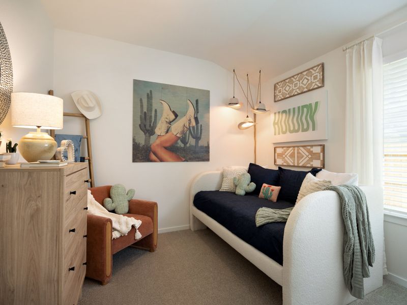 Furnished interior view inside a new home in Riviera Pines - Premier Series, Huffman (Image 11).