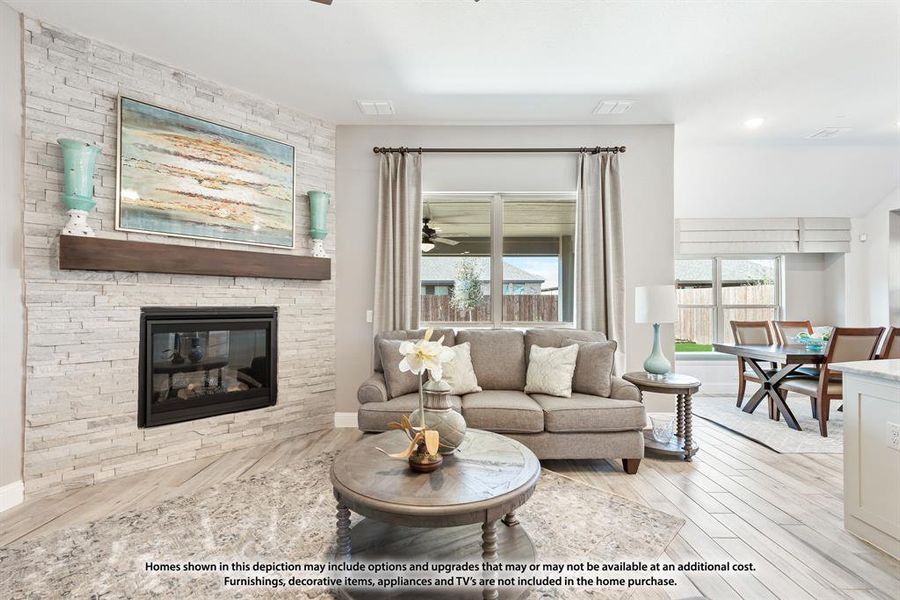 Furnished interior view inside a new home in North Grove, Waxahachie (Image 38).