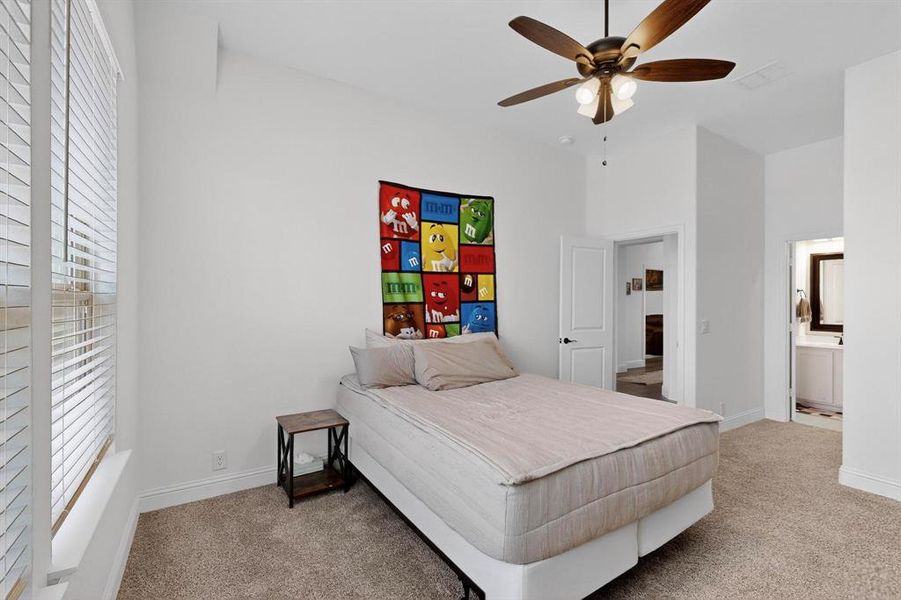 Bedroom 2 with walk in closet and ensuite