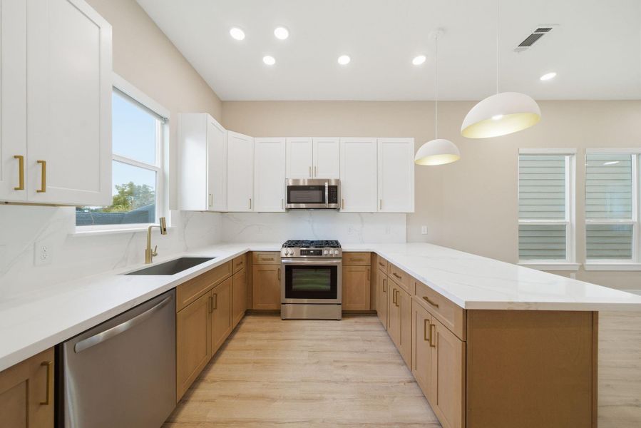Furnished interior view inside a new home in , Houston (Image 8).