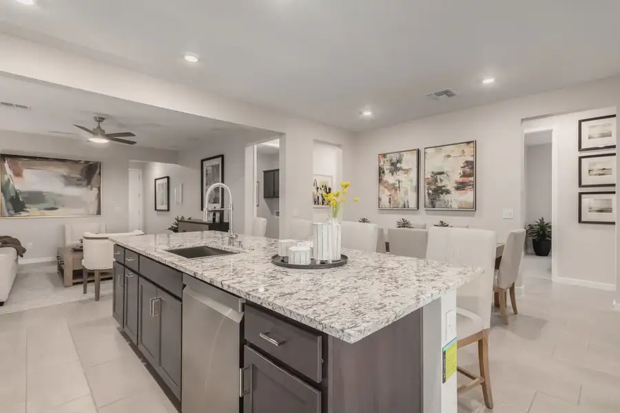Furnished interior view inside a new home in Avanti at Granite Vista, Waddell (Image 10).