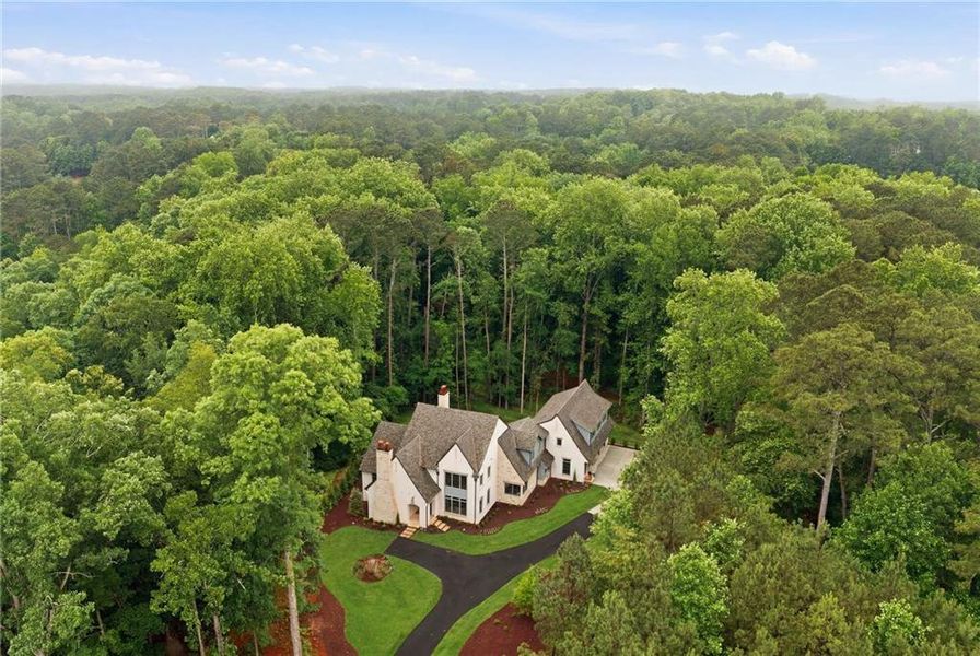 Front exterior of a new home in , Milton, GA, highlighting curb appeal (Image 30).