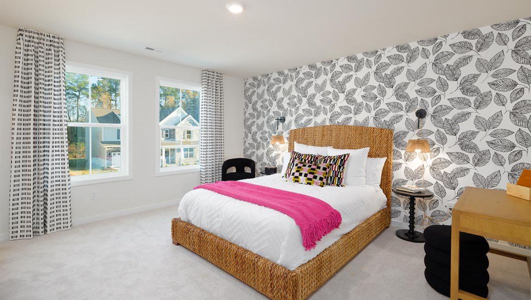 Furnished interior view inside a new home in Westport, York (Image 33).