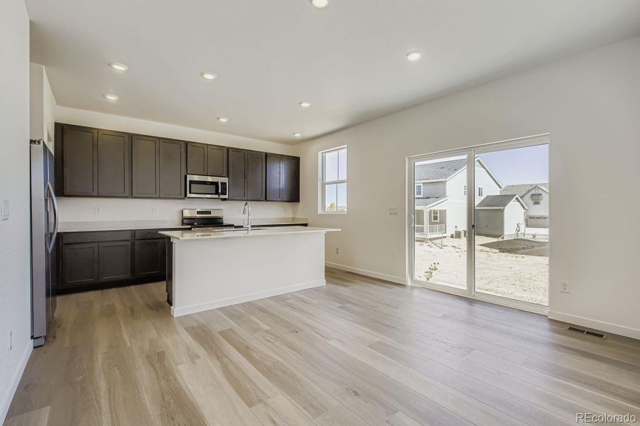 Furnished interior view inside a new home in , Loveland (Image 6).