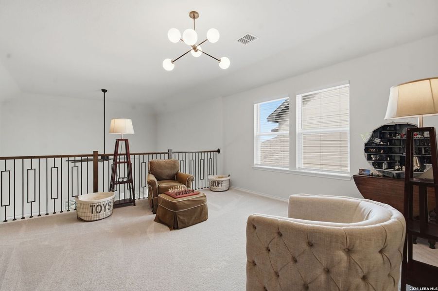 Furnished interior view inside a new home in Bison Ridge, San Antonio (Image 35).