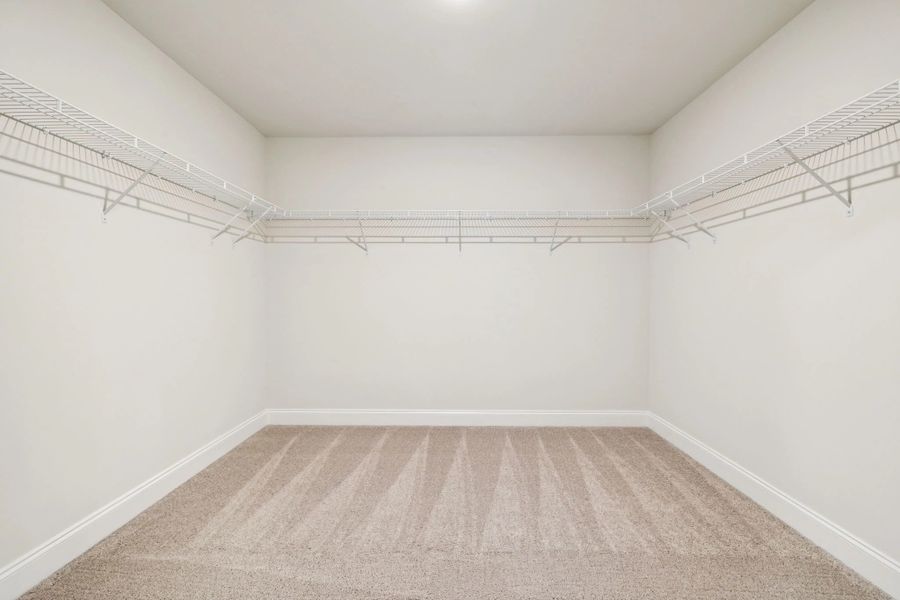 Primary Walk-in Closet | For representation purposes only. Options and layout may vary by community and home plan.