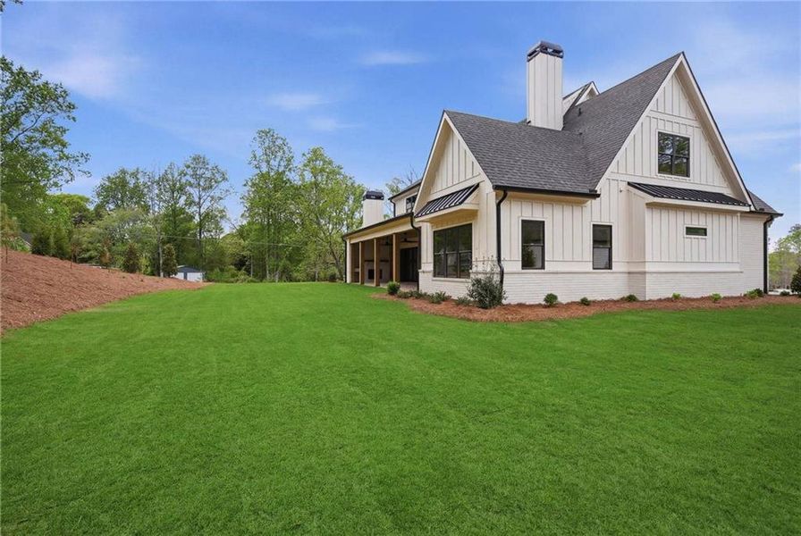 Exterior details and patio area of a home in , Cumming (Image 20).