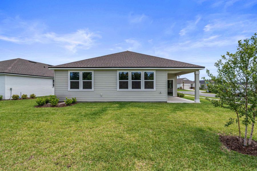 Palmetto Floorplan Lot 49 Backyard at Seminole Palms in Palm Coast Palmetto Floorplan Lot 49 Backyard at Seminole Palms in Palm Coast